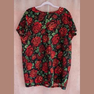 AX Paris Tapestry Rose Printed Mini Swing Dress